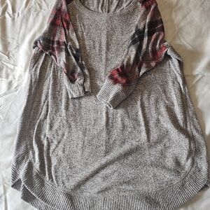 Maurices Heather Gray Knit Sweater
